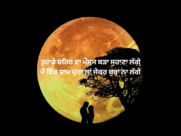 love shayari in punjabi two lines