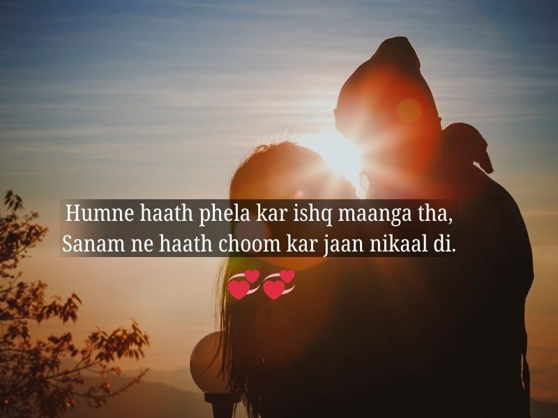 love shayari in roman english