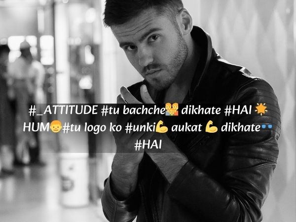 Attitude Shayari For Boys in English Hindi